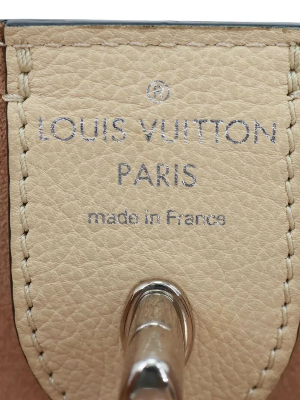 Louis Vuitton  Lockme Cabas Leather Tote Bag Bicolor